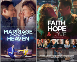 A Marriage Made in Heaven and Faith Hope Love DVDs