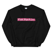 Load image into Gallery viewer, Faith, Hope &amp; Love Unisex Sweatshirt