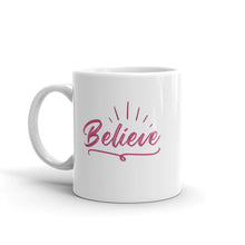 Load image into Gallery viewer, Believe White glossy mug