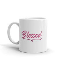 Load image into Gallery viewer, Blessed White glossy mug