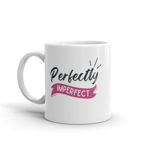 Perfectly Imperfect White glossy mug